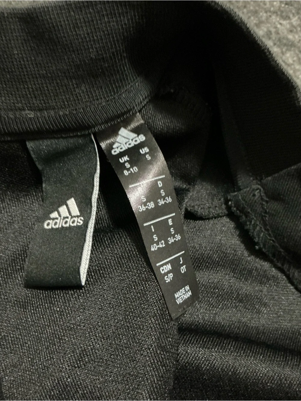 adidas Men’s Black Crewneck Sweatshirt with Silver Logo